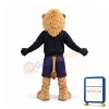 College Power Lion Mascot Costume