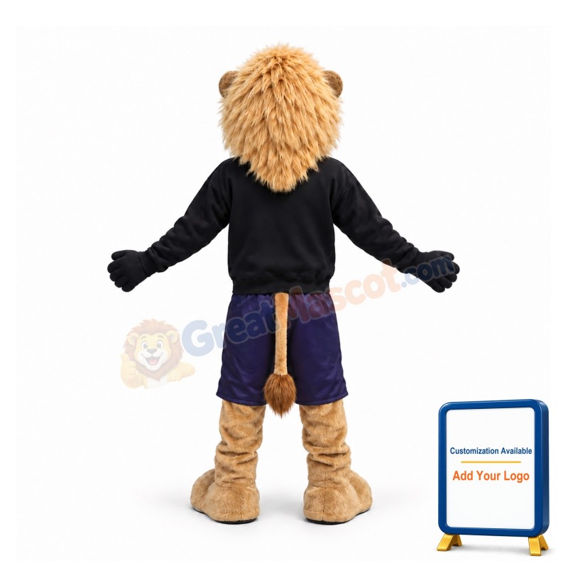 College Power Lion Mascot Costume