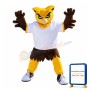 Yellow Owl Mascot Costume