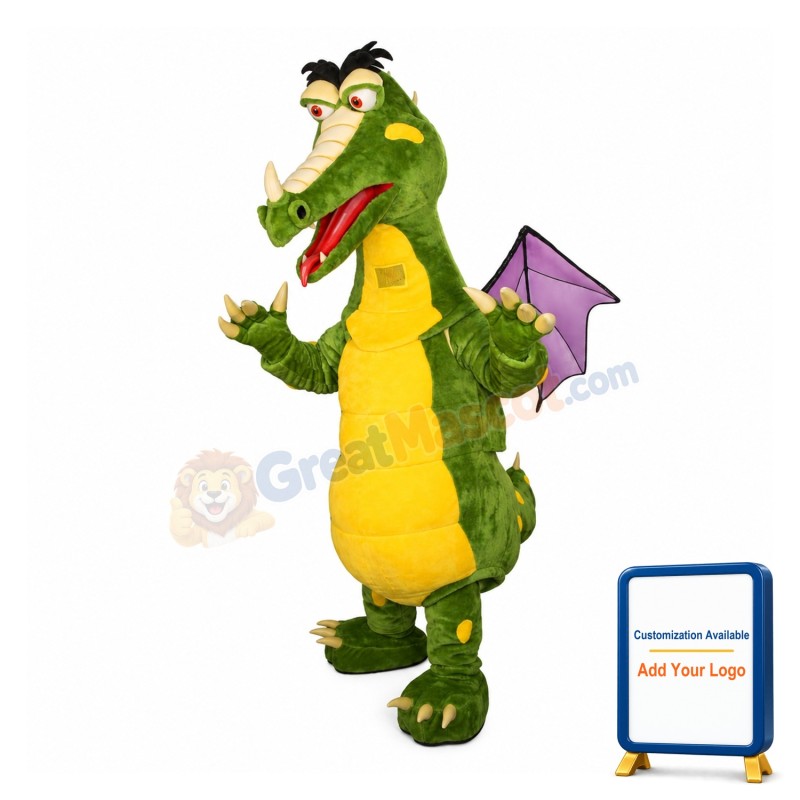 Friendly Lightweight Dragon Mascot Costume