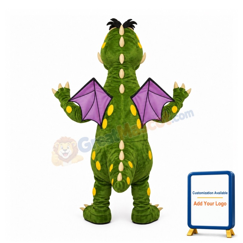Friendly Lightweight Dragon Mascot Costume