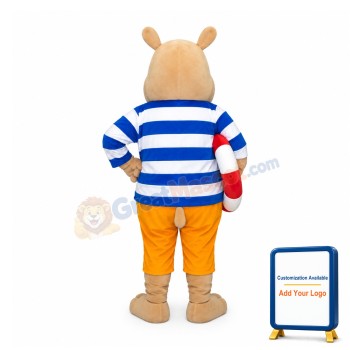 Lovely Lightweight Hippo Mascot Costume