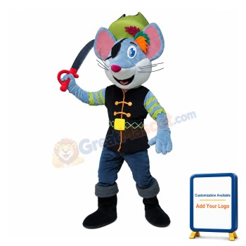 Pirate Mouse Mascot Costume