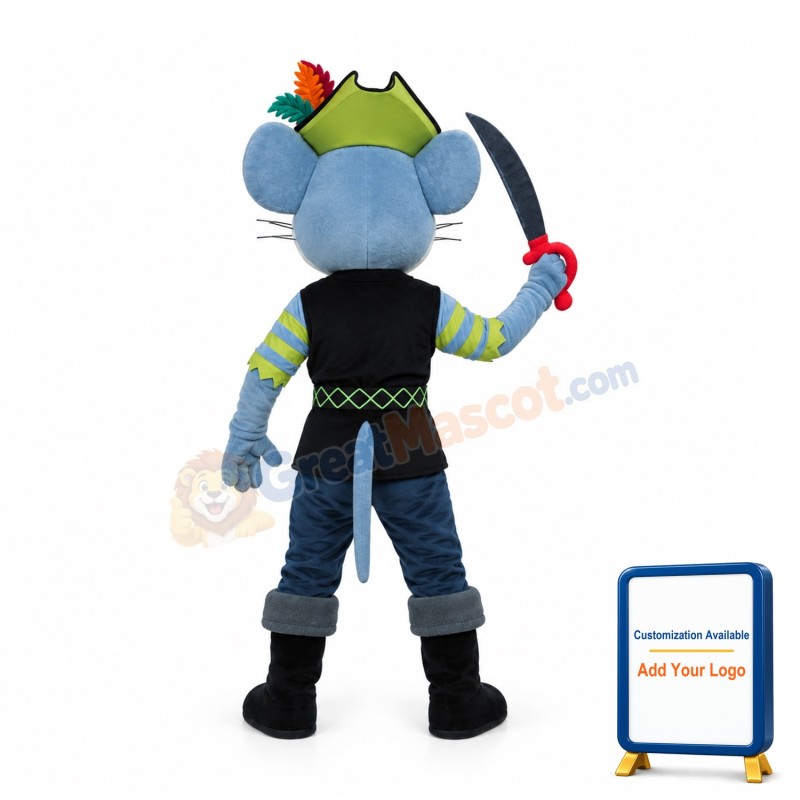Pirate Mouse Mascot Costume