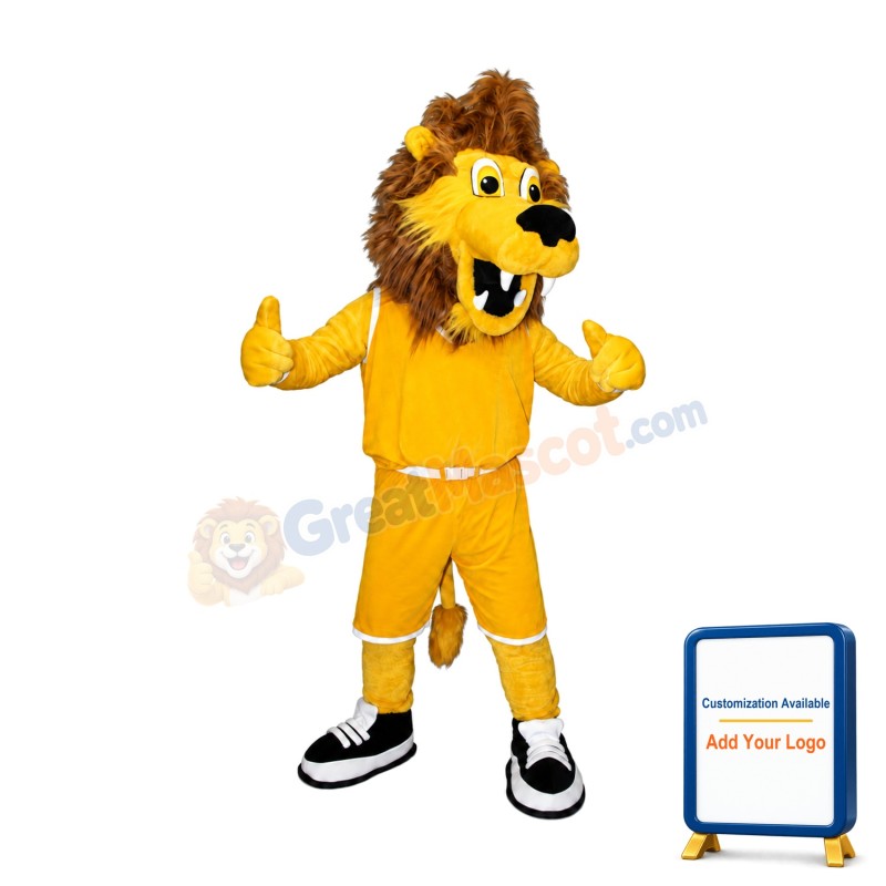 Power Sport Lightweight Lion Mascot Costume