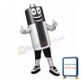 Friendly Ligweight Battery Mascot Costume