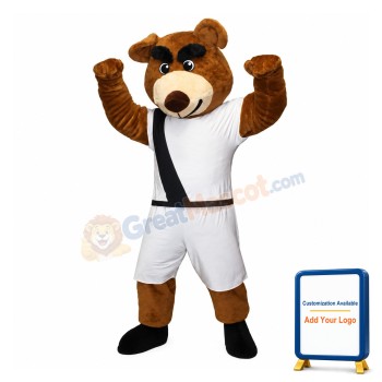Sport Power Bear Mascot Costume