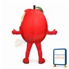 Red Apple Mascot Costume