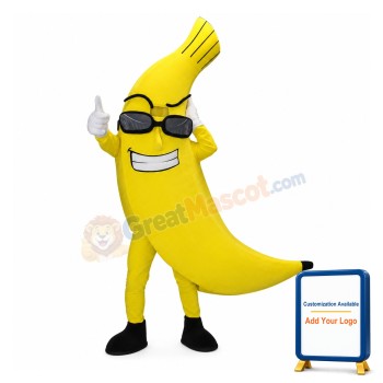 Friendly Ligweight Banana Mascot Costume