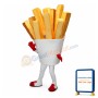 Friendly Ligweight French Fries Mascot Costume