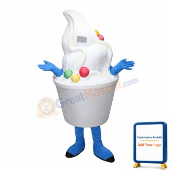 Ligweight Ice Cream Mascot Costume