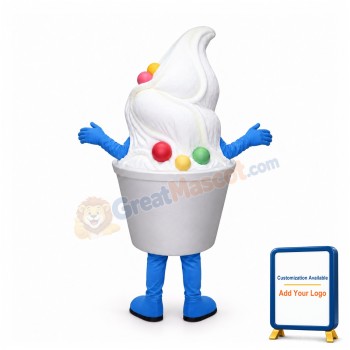 Ligweight Ice Cream Mascot Costume
