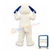 Lovely White & Blue Dog Mascot Costume