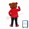 Happy Lightweight Brown Bear Mascot Costume