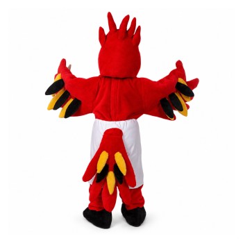 Fierce Red Lightweight Falcon Mascot Costume