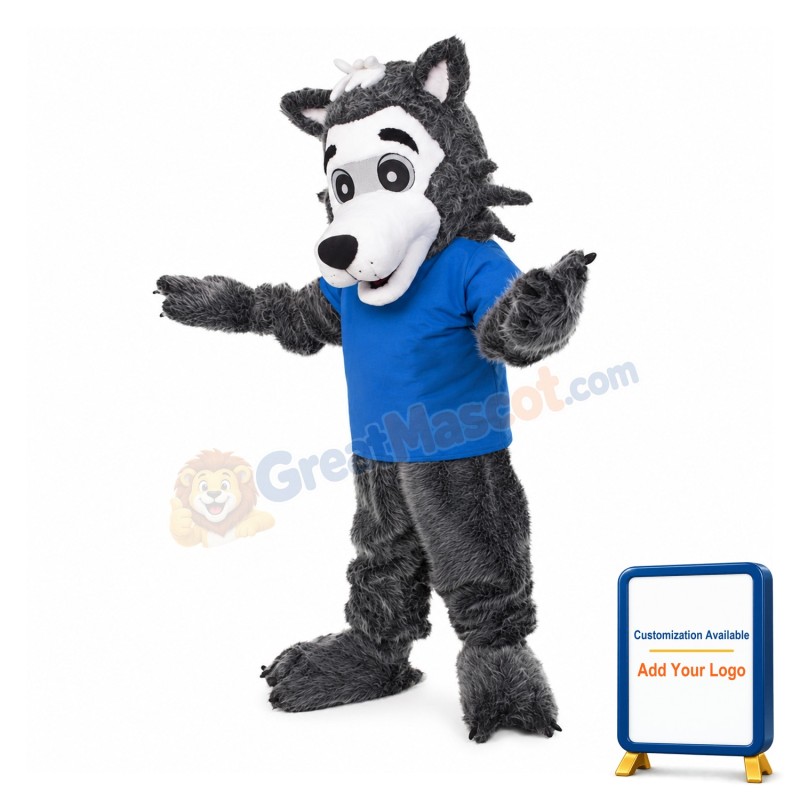 Lovely Lightweight Wolf Mascot Costume