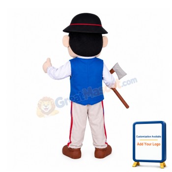 Lightweight Patriot Mascot Costume