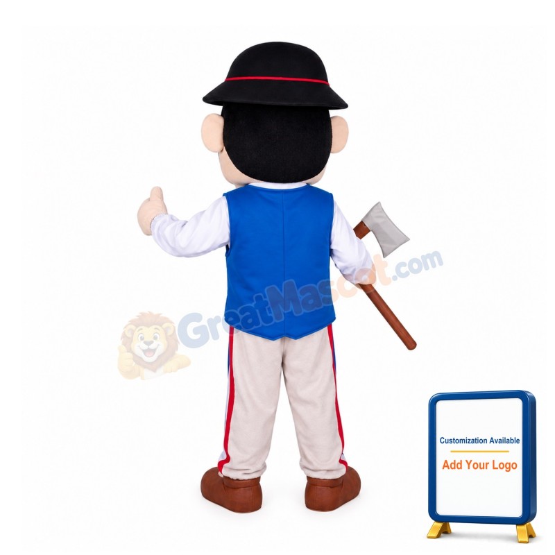 Lightweight Patriot Mascot Costume