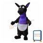 Lovely Black Kangaroo Mascot Costume