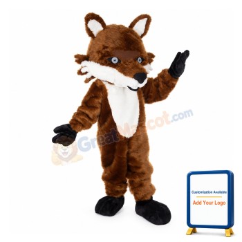 Lovely Realistic Fox Mascot Costume
