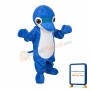 Blue Dolphin Mascot Costume