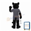Realistic College Black Panther Mascot Costume