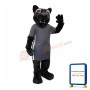 Realistic College Black Panther Mascot Costume