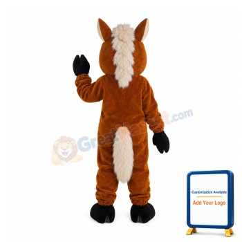Brown Horse Mascot Costume