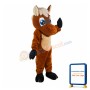 Brown Horse Mascot Costume