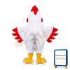 Lightweight White Chicken Mascot Costume
