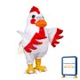 Lightweight White Chicken Mascot Costume