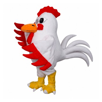 Lightweight White Chicken Mascot Costume
