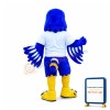 Sport Lightweight Purple Eagle Mascot Costume