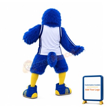 College Sport Blue Eagle Mascot Costume
