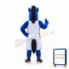 Power Sport Blue Horse Mascot Costume