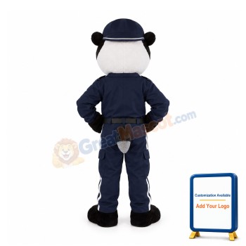 Police Badger Mascot Costume