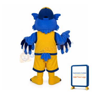 Lovely Lightweight Blue Owl Mascot Costume