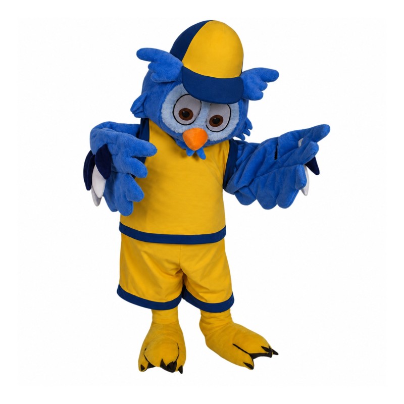 Lovely Lightweight Blue Owl Mascot Costume