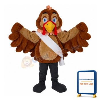 Lovely Lightweight Turkey Mascot Costume