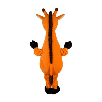 Friendly Realistic Giraffe Mascot Costume