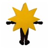 Happy Lightweight Yellow Star Mascot Costume