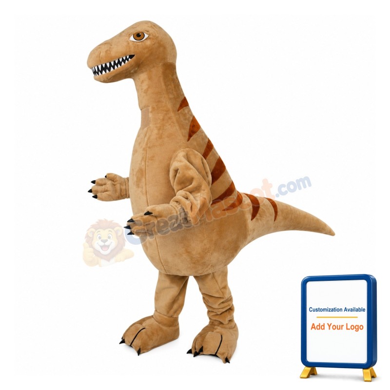 Realistic Dinosaur Mascot Costume