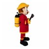 Friendly Lightweight Firemen Mascot Costume
