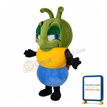 Happy Lightweight Caterpillar Mascot Costume