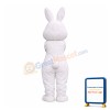 Smiling Lightweight White Rabbit Mascot Costume