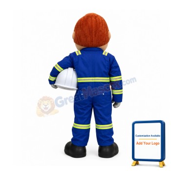 Professional Lightweight Firemen Mascot Costume