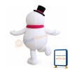 Friendly Lightweight Snowman Mascot Costume