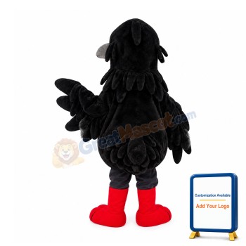 Friendly Lightweight Raven Mascot Costume
