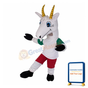 Friendly Lightweight Goat Mascot Costume
