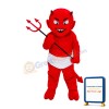 Lightweight Red Devil Mascot Costume
